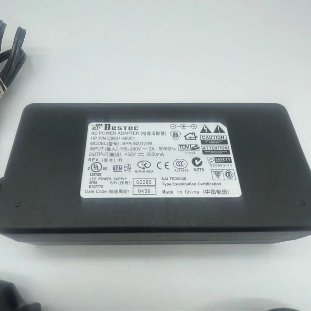 AC/DC Adapter For BESTEC BPA-8001WW HP ScanJet 8200 8250‎ 8290 Power Cord Cable